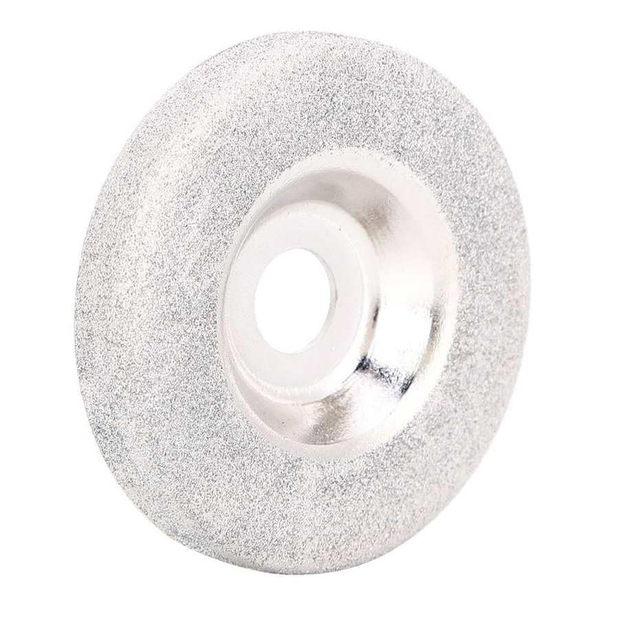 Disco abrasivo de Diamante, Disco de Copa de Diamante Multifuncional de 52 mm, diámetro de 10 mm, Disco abrasivo for carpintería, Amoladora Angular, Herramienta de Tallado y Pulido rotativo.