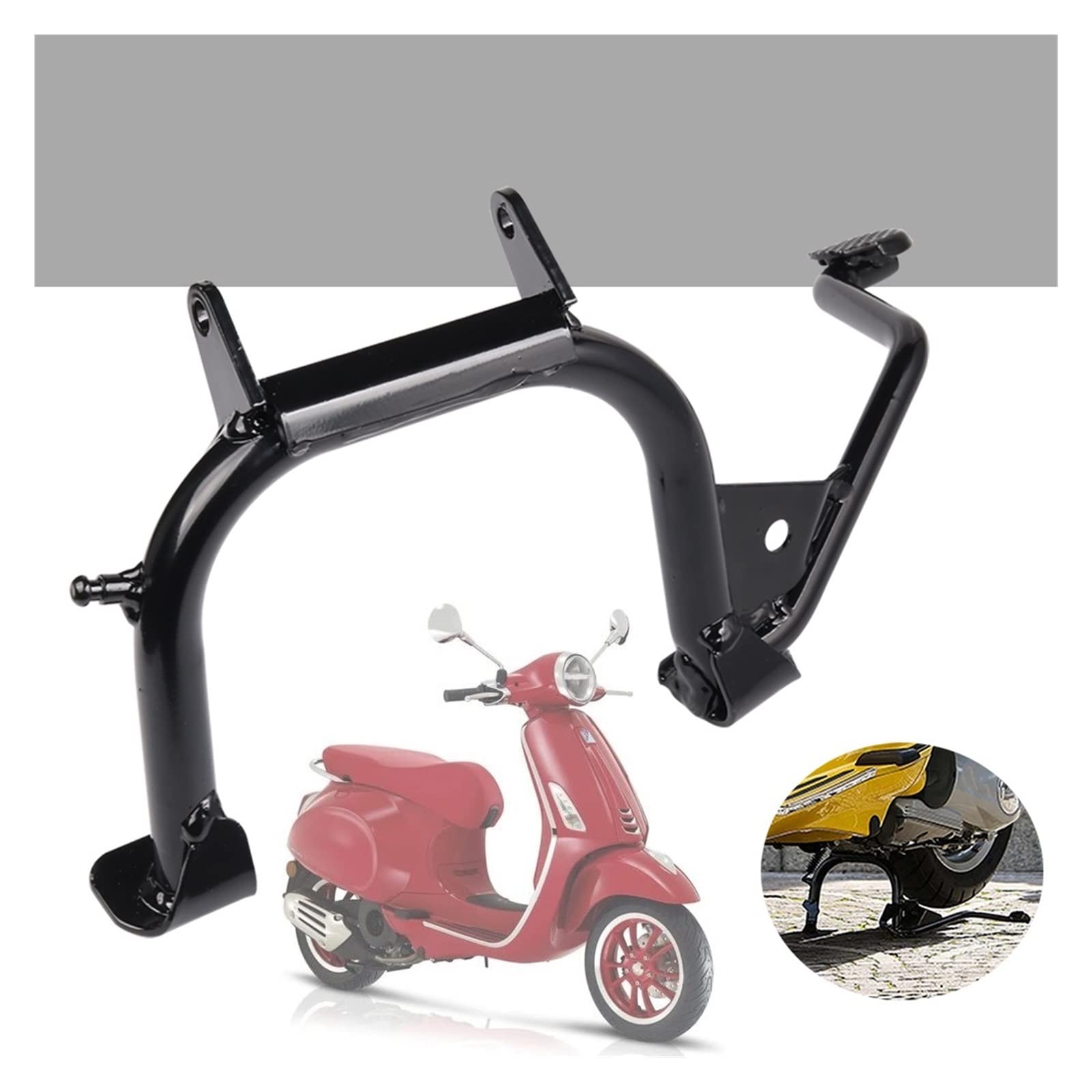 Akcesoria motocyklowe środkowa podpórka centralna podstawka środkowa uchwyt do parkowania wspornik kompatybilny z Vespa Primavera 150 Sprint 150 2013-2022