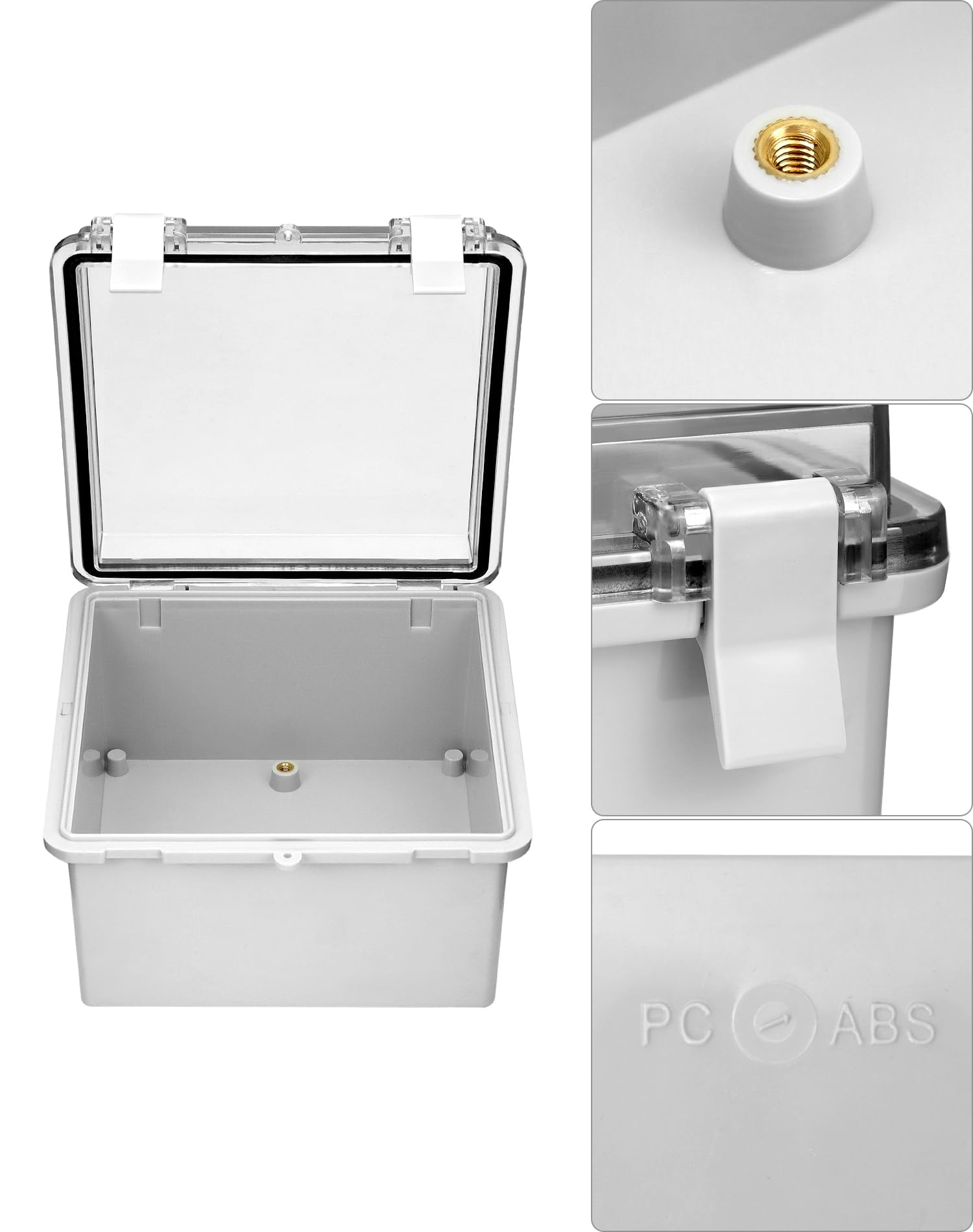 Therlan Boite De Derivation Etanche Exterieur, IP65 Boîte De Jonction Connecteurs, Boitier Electrique Etanche Exterieur, Electrique Boite Derivation Noir Boite Derivation Etanche 263 * 182 * 95mm