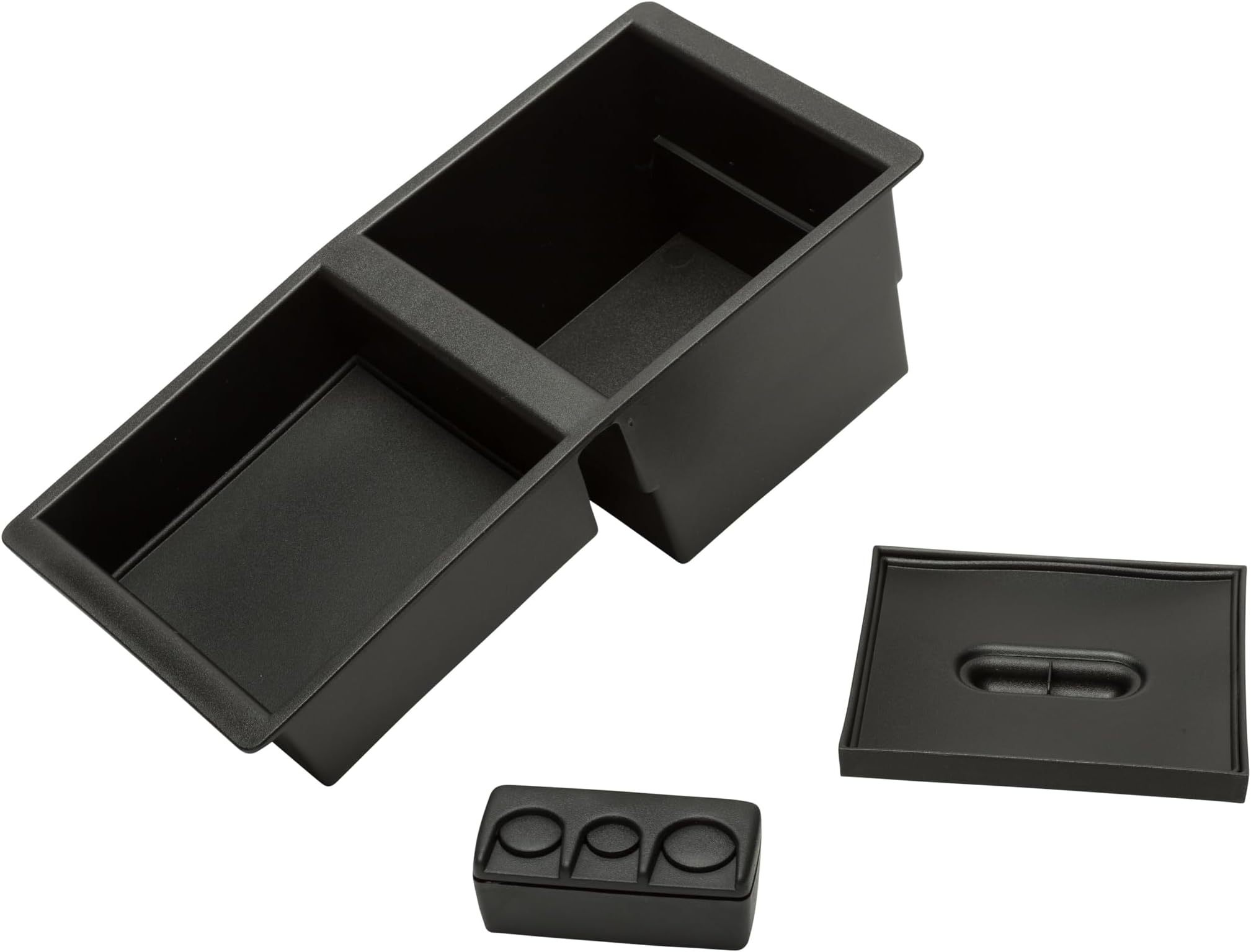 GM Accessories 22817343 Front Center Console Tray Organizer in Black