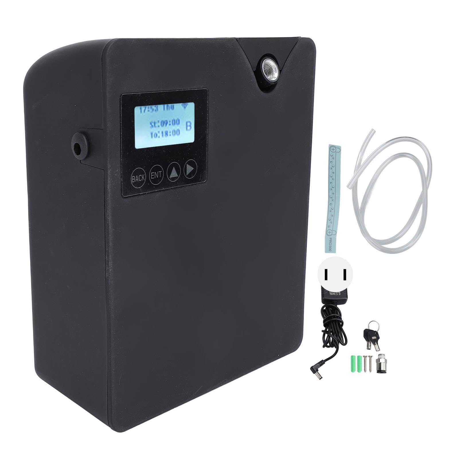 Difusor de aceite esencial sin agua de 300 ml, niebla fría de aceite esencial puro, difusores de aroma de 7,5 W para el hogar y el coche con ventilador, para 300 a 400 m³