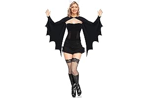 Elegant Bat Wings for Women: Glow-in-the-Dark Costume Accessory for Halloween