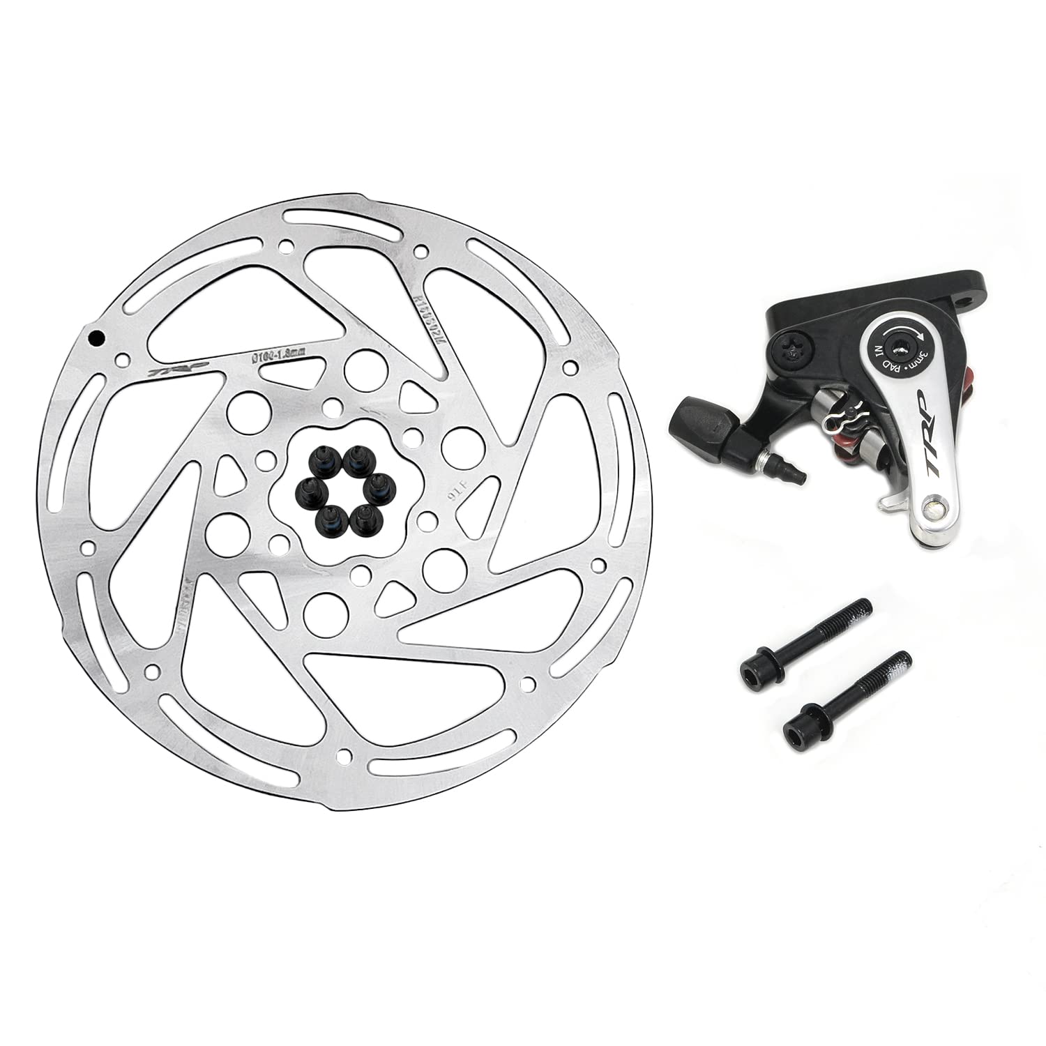 Amazon.co.jp: TRP Spyre Flat Mount Mechancial Disc Brake Set 160mm