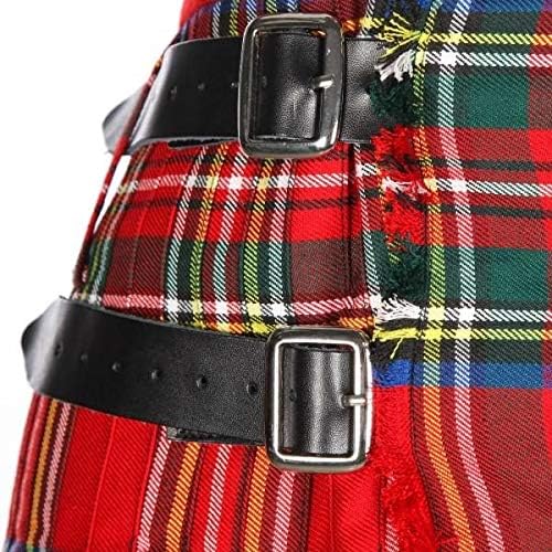 The Scotland Kilt Company 8 Yard Scottish Tartan Kilt with Plus Kilt Pin Included - Various Tartans & Sizes - Image 4