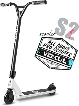 VOKUL Complete Pro Scooter for Kids Boys Girls Teens Up 6 Years - Freestyle Tricks Pro Stunt Scooter - High Performance Gift for Skatepark Street Tricks