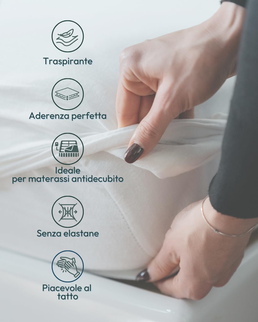 HIP Telo Scivola, Telo Ad Alta Scivolosità per Spostamenti Sicuri Degente, Ausilio per Degenza Domiciliare e Supporto per Caregiver, Riduce Attrito Degente e Letto, Riduzione Rischi, Bianco