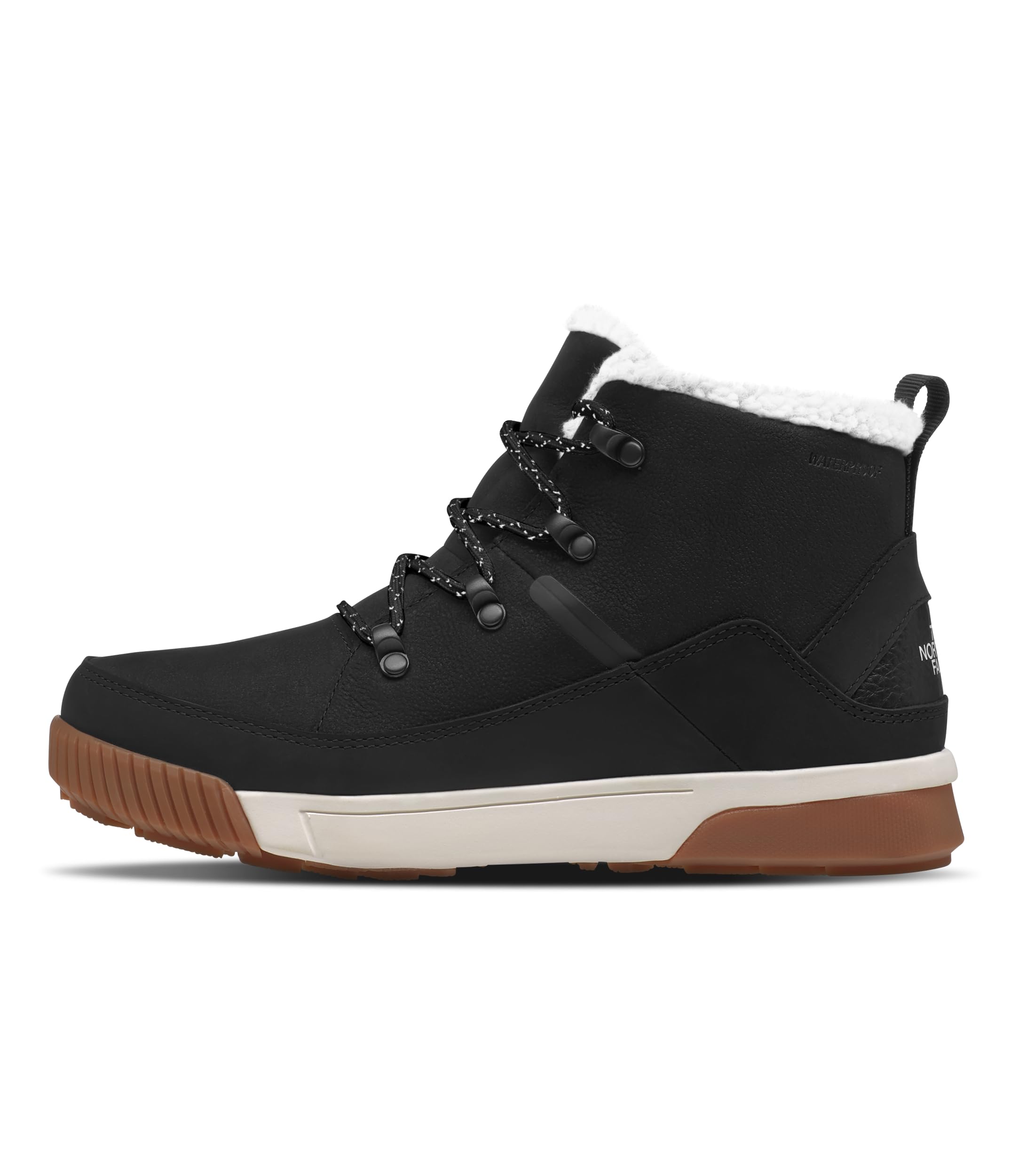 The North Face NF0A4T3XR0G1 W SIERRA MID LACE WP Donna, TNF BLACK/​GARDENIA WHITE EU 37