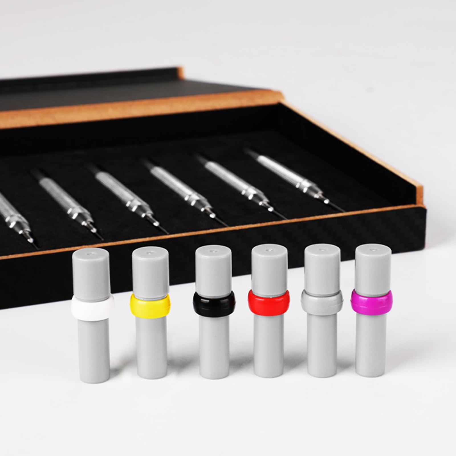 Lot de 6 outils de retrait de maillons de montre en acier inoxydable pour réparation professionnelle et ajustement de bracelet