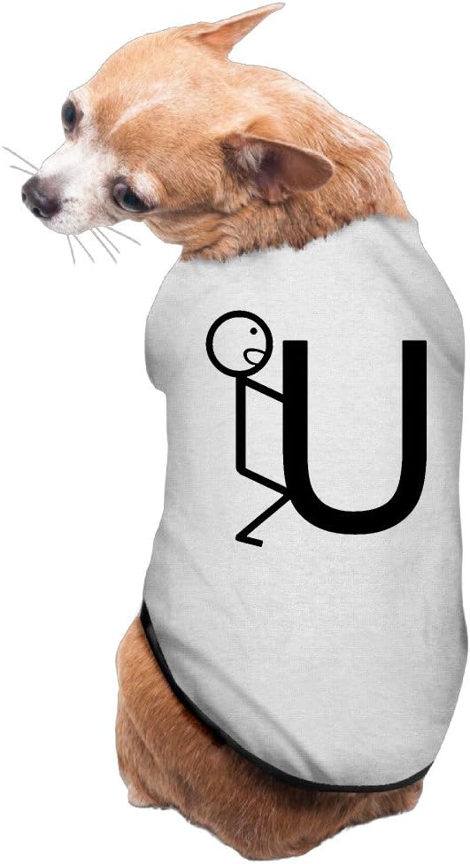Screw U Funny Stick Figure Drawing Dog Coat