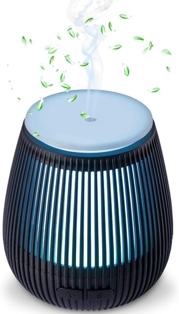 Essential Oil Diffuser Aromatherapy, Beschoi Aroma Diffuser Humidifier with Cool Mist,7 Colored LED Night Lights,Waterless Automatically Shut-off, for home, yoga, office, Spa,Bedroom, Baby Room