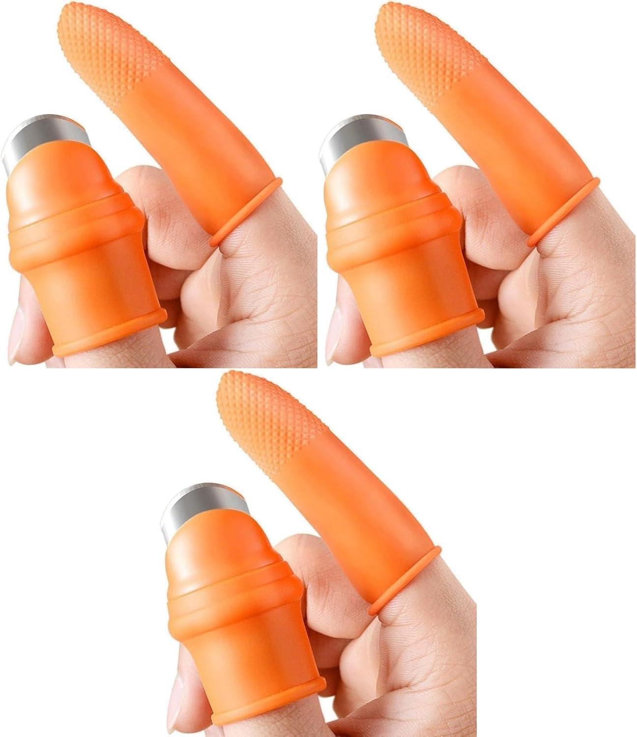 3 Set Fruit and Vegetable Picking Potted Plants Trim Silicone Thumb Knife Set, Picking Portable Knife, Easy Gadgets, Garden Tools