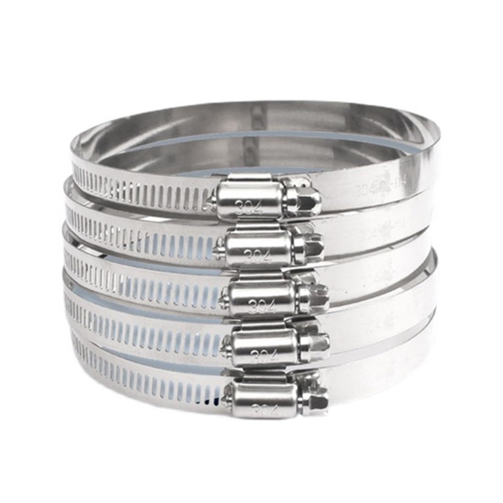 SAHUL Lot de 5 colliers de serrage en acier inoxydable – Mini colliers de serrage pour tuyau d'air et d'eau (19–29 mm)