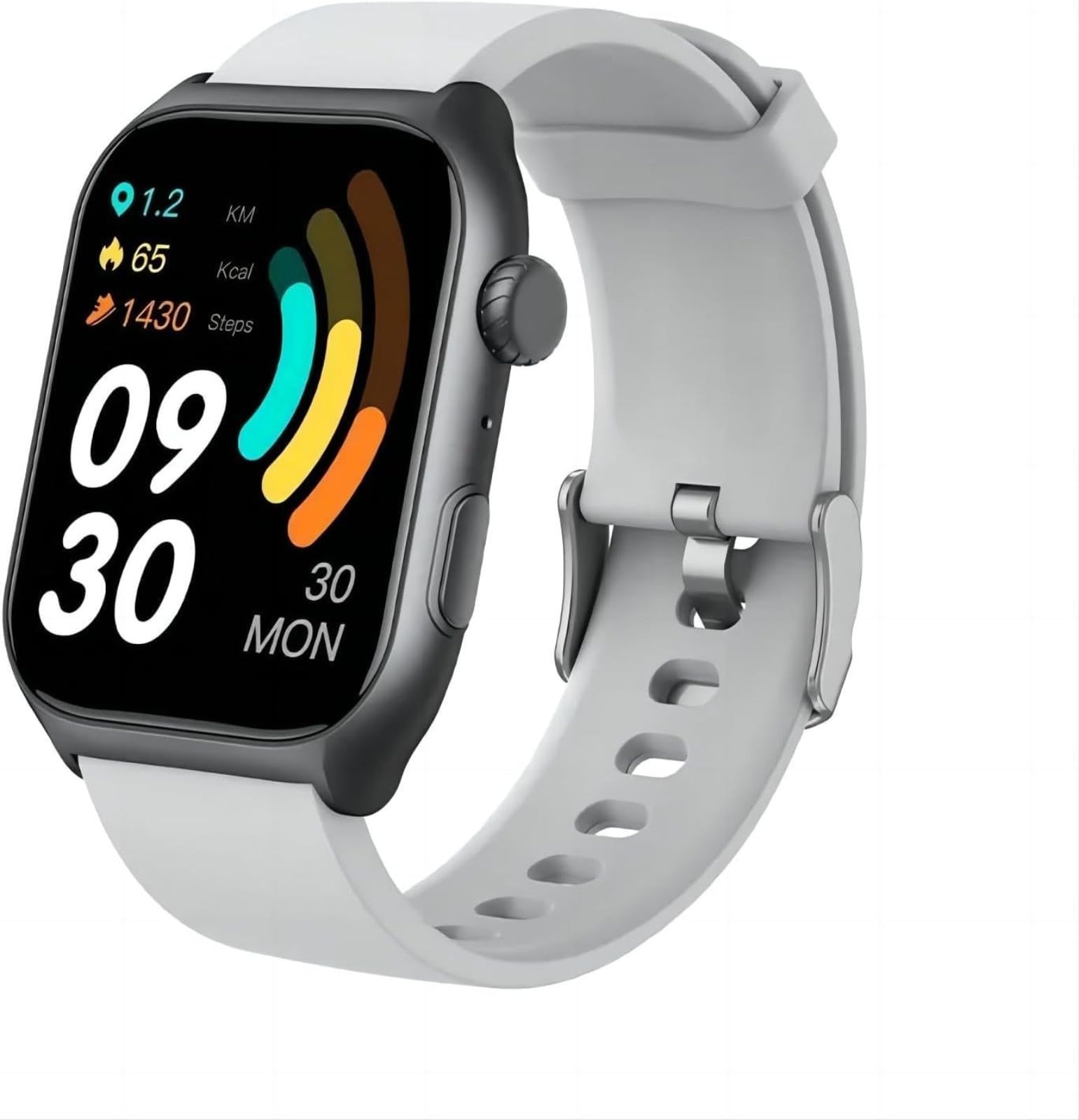 Reloj inteligente con seguimiento de fitness con llamadas Bluetooth y múltiples modos deportivos, reloj con pantalla táctil impermeable IP68 para usuarios diarios y de fitness