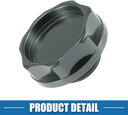 Miniatura 6 de A ABSOPRO Tapa de llenado de aceite para automóvil, cubierta de tanque modificada para Honda Engine Serie B para Honda Engine D Series Titanium Tone