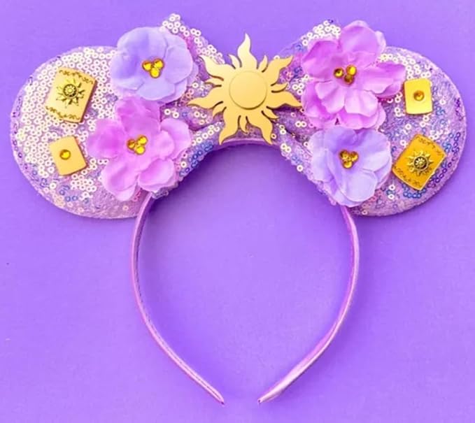 Aazon.co: CLGIFT Princess Innie Ears - Pick Your Color, Flower Or...