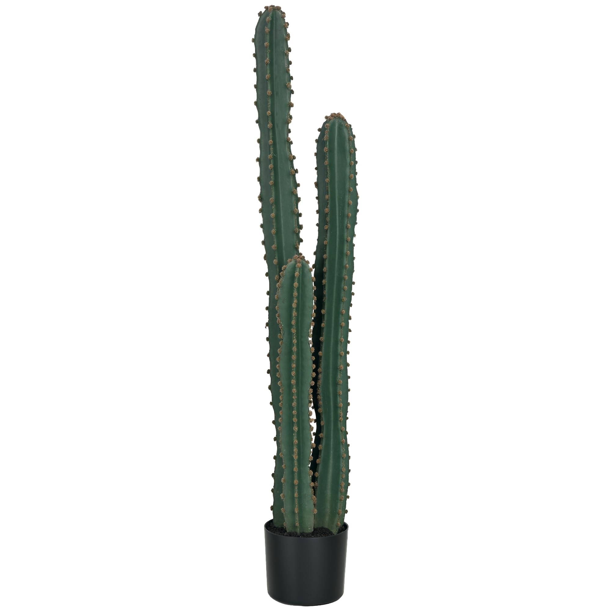 Plante artificielle grande taille cactus vert Outsunny Ø 18 x 120H cm