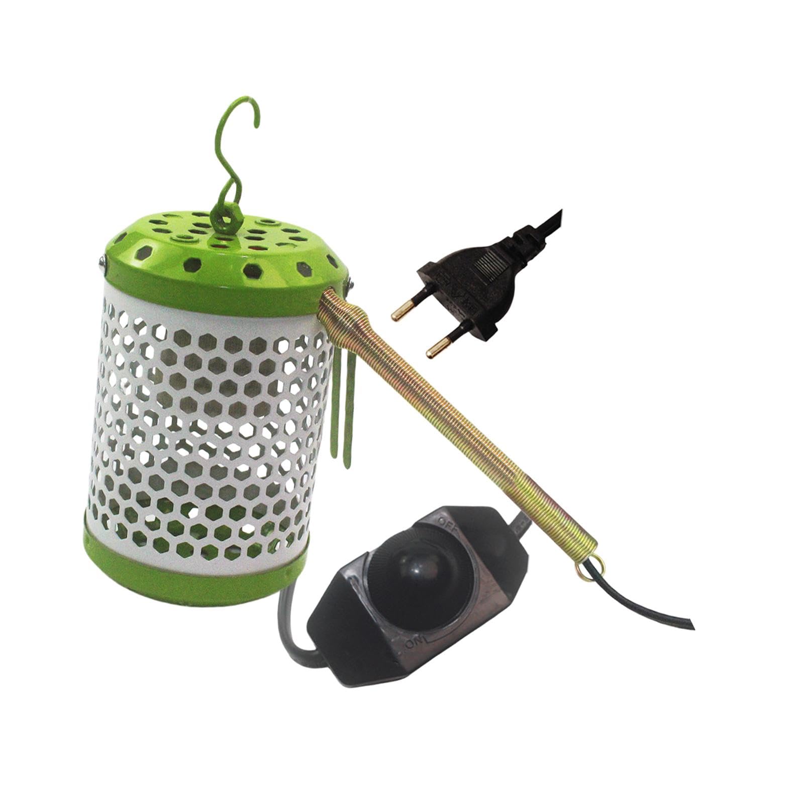 Bird Cage Heizlampe Lampenschirm Wärmeschutz Eisenabdeckung Haustier Wärmeeinrichtung für Vögel Reptilien Winterzeit für Käfige Tierunterkunft