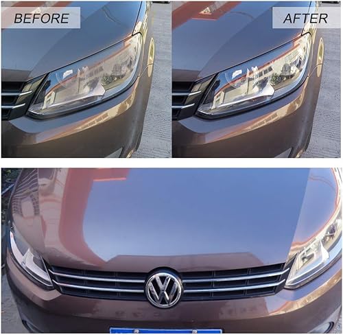 Miniatura 7 de VIBRATITE Kit de restauración de faros para luces de automóvil a base de taladro eléctrico, kit de pulido de bricolaje con almohadilla de refuerzo