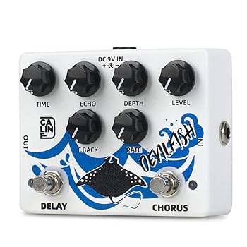 Caline　Devil Fish ディレイ・コーラスエフェクター Amazon.com: Caline DCP-03 DEVILFISH Chorus Delay Effect