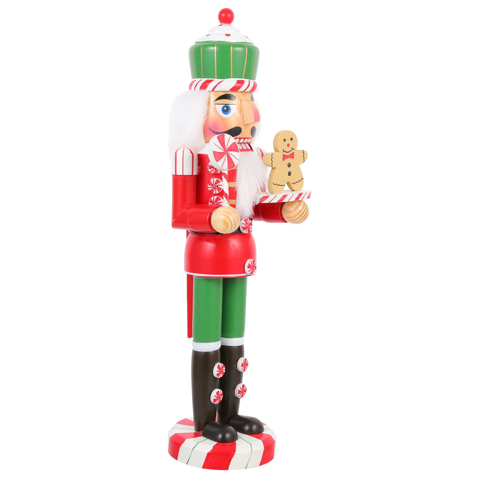DOITOOL Casse-Noisette de Noël Statue Bois Modèle Décoratif Casse-Noisette Ornement de Table Artisanal Figurine de Casse-Noisette Bois