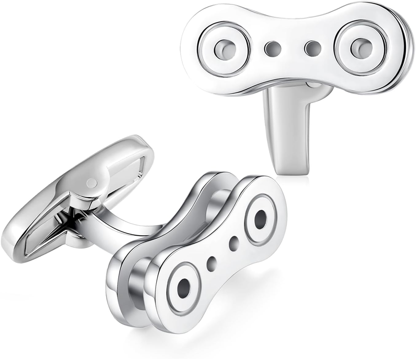 HONEY BEAR Bicycle Chain Cufflinks for Men Wedding Business