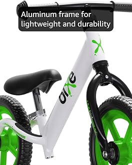 Aluminum Balance Bike  Green