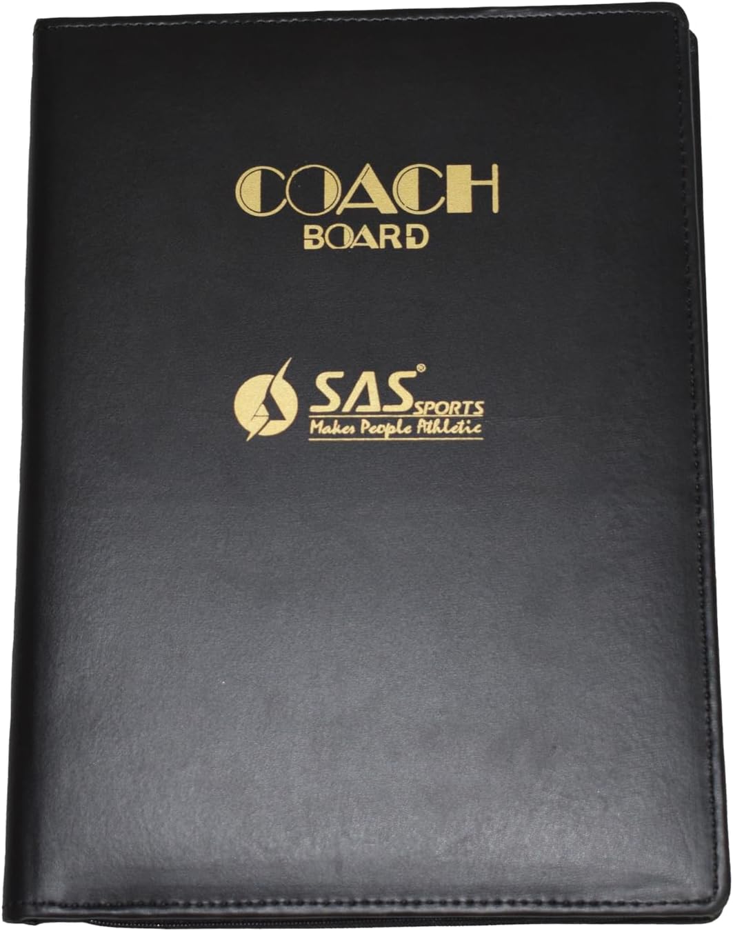 SAS SPORTS Soccer Football Coach Tactical Board | Foldable Zipper Football Tactical Board for Professional Football Coaches | Football Coach Folder with Magnetic Counters, Pitch Planner Pages, Pen