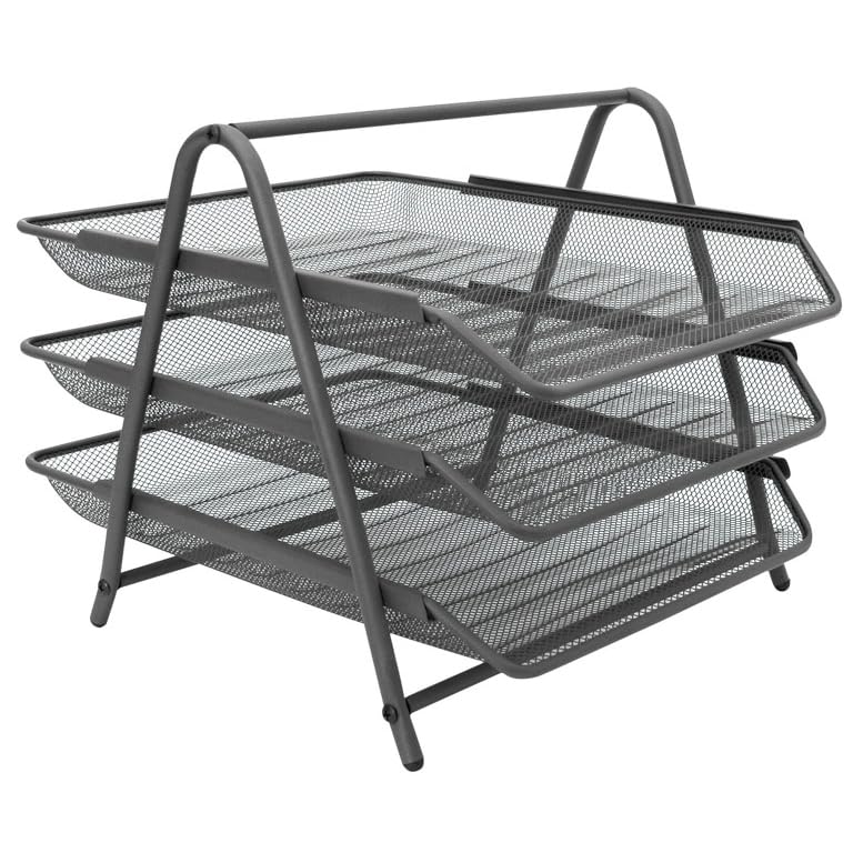 Accesorios de Sobremesa marca Plus Office modelo BANDEJA SOBREM.PLUS METAL TRIPLE GRAF