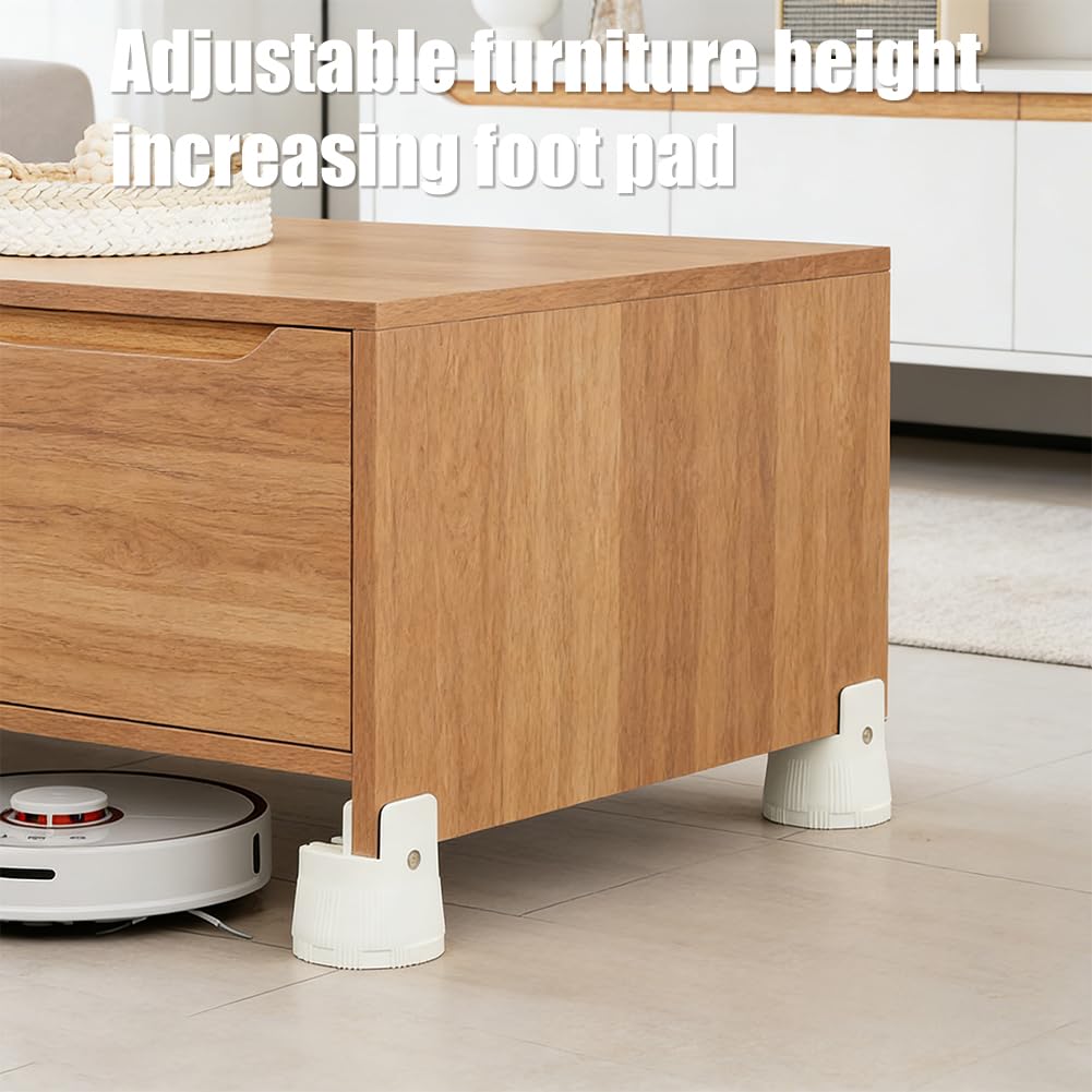 Meubelverhoging, 6-8 cm, 4 stuks, verstelbare tafelverhoging voor 1-50