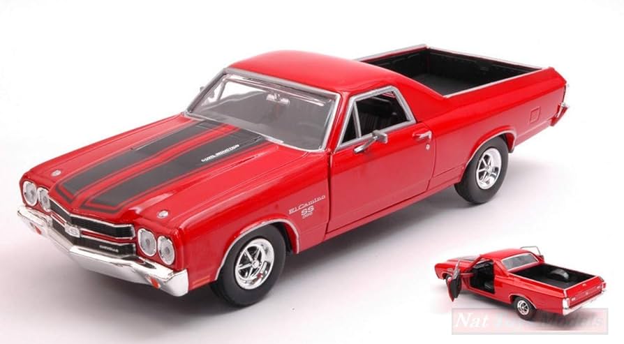 No536 ミニカー1/18箱無し CHEVROLET EL CAMINO SS Amazon.com: Scale Model Compatible with Chevrolet EL Camino