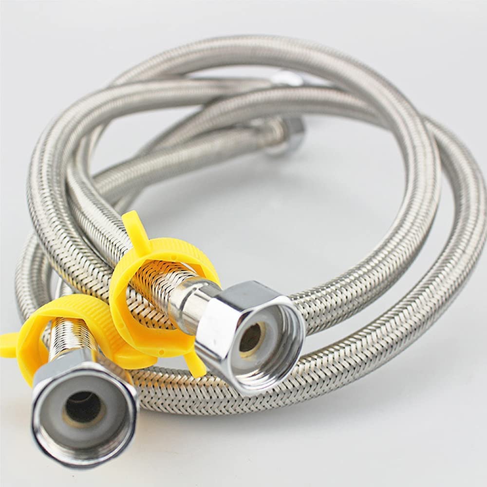 Keshi Angle Valve (Turbo Handle) Heavy Stainless Steel18 Inch Brass Disk Cocke 2 Connection Hose Pipesteel with Wall Flange Chrome Bathroom RO Wash Basin Tap, Geyser Tap Pack 2 Faucet (2218) (B0CHQJX83W) Amazon Price History, Amazon Price Tracker
