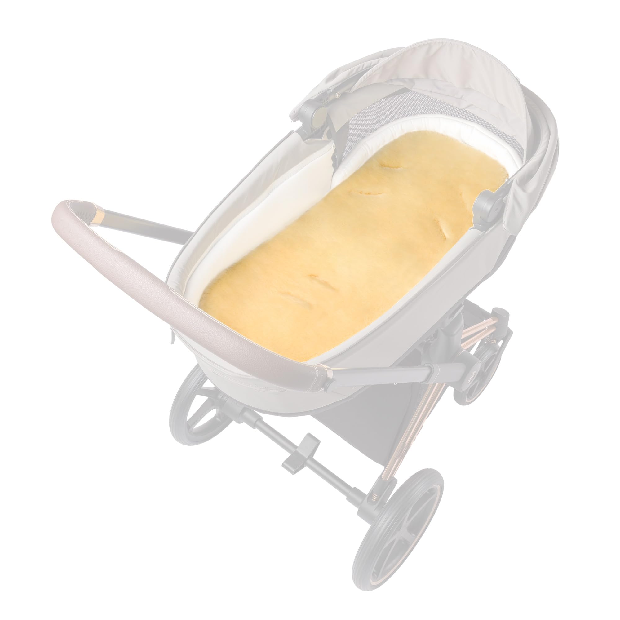 Hofbrucker® Premium Kinderwagen Fußsack Toni für Herbst/Winter/Frühjar aus Lammfell für Kinderwagenwanne & Maxi Cosi 0-10 Monate mit abnehmbaren Deckel Made in Germany (schwarz) | Fußsack für Herbst/Winter/Frühjahr für Kinderwagenwanne & Maxi Cosi ab Gebu