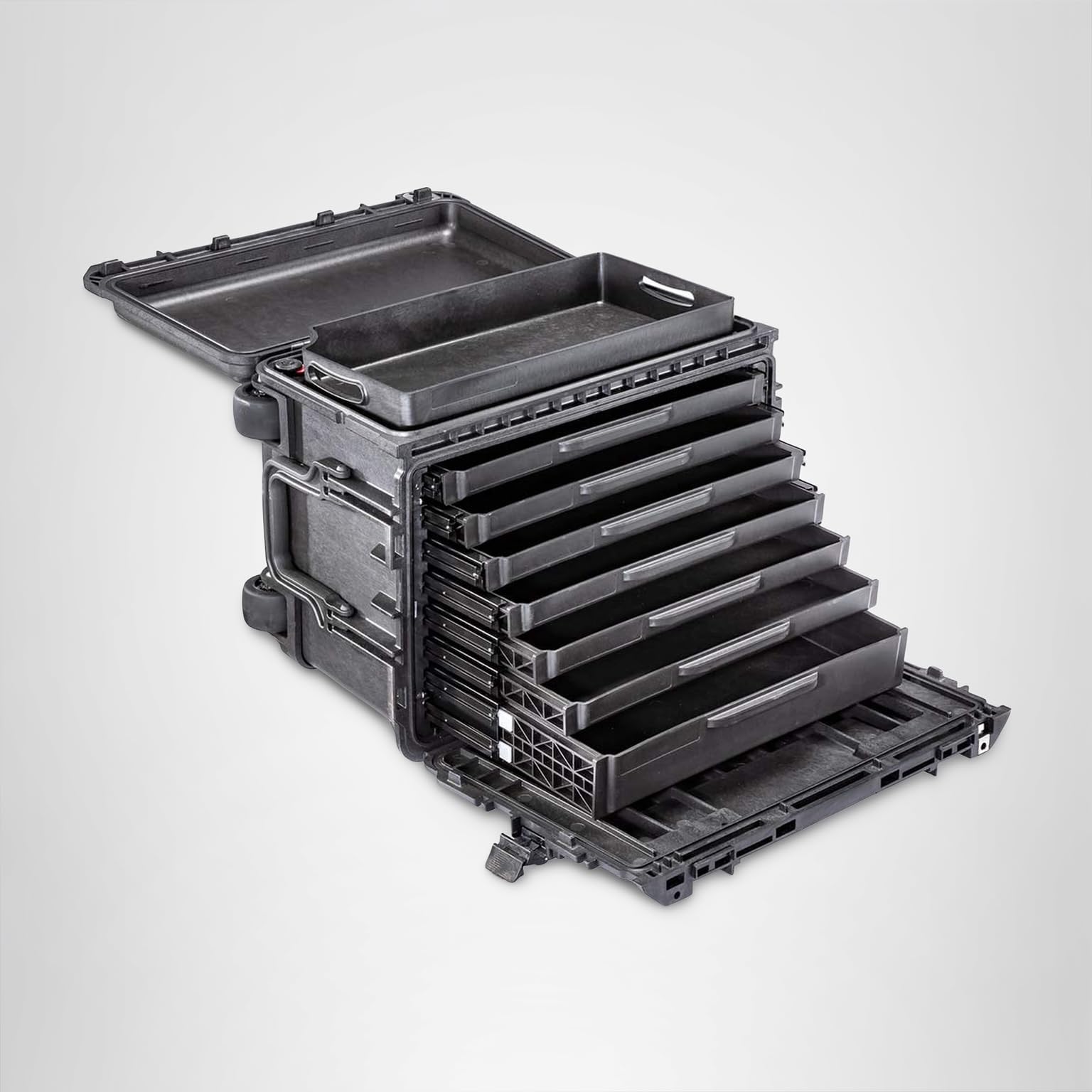 Amazon.com: Pelican 0450 Mobile Tool Chest With 6 Shallow 1 Deep 