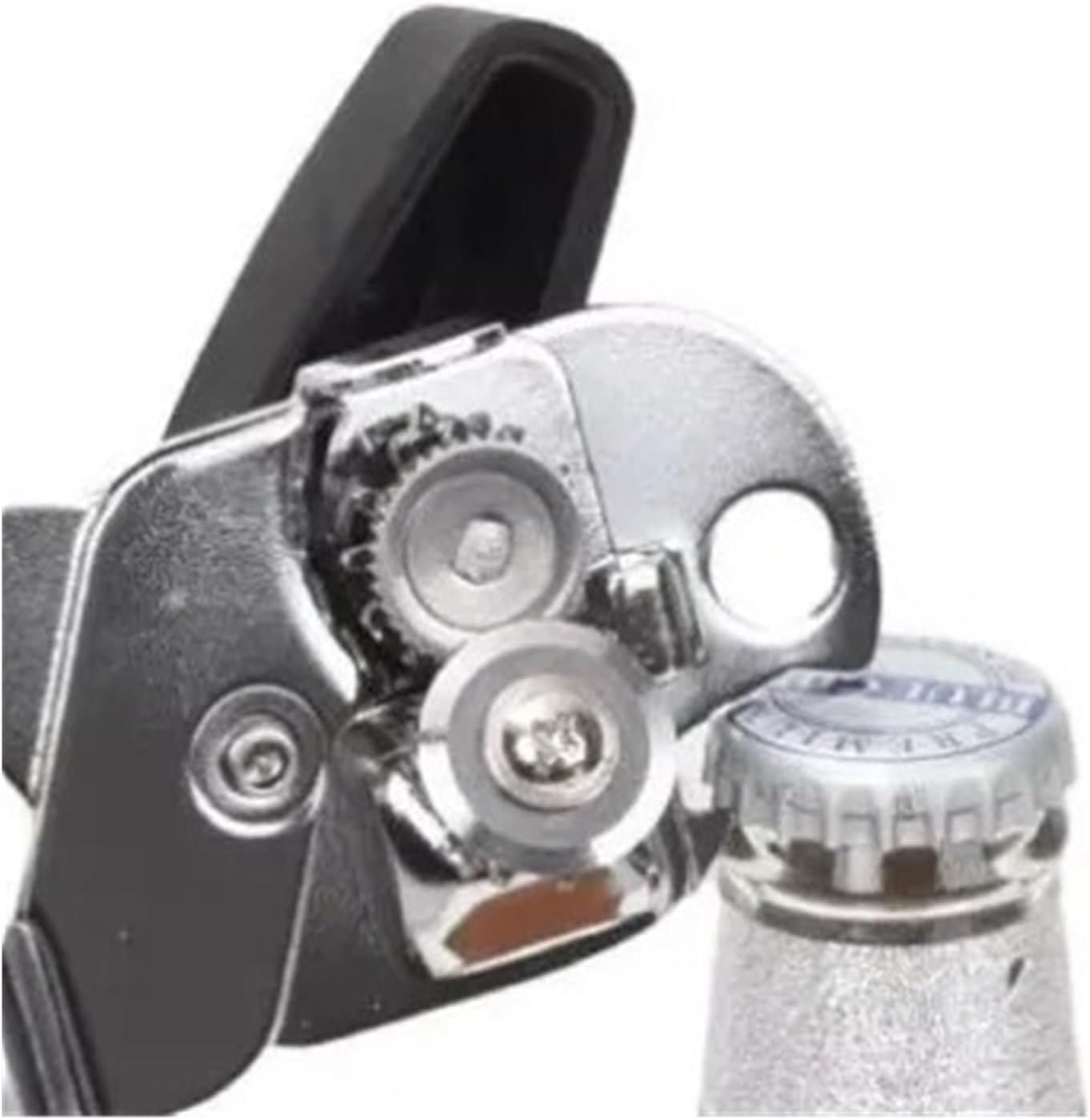 2 In 1 Kitchen Jar Opener Easy Turn Knob Handheld Stainless Steel