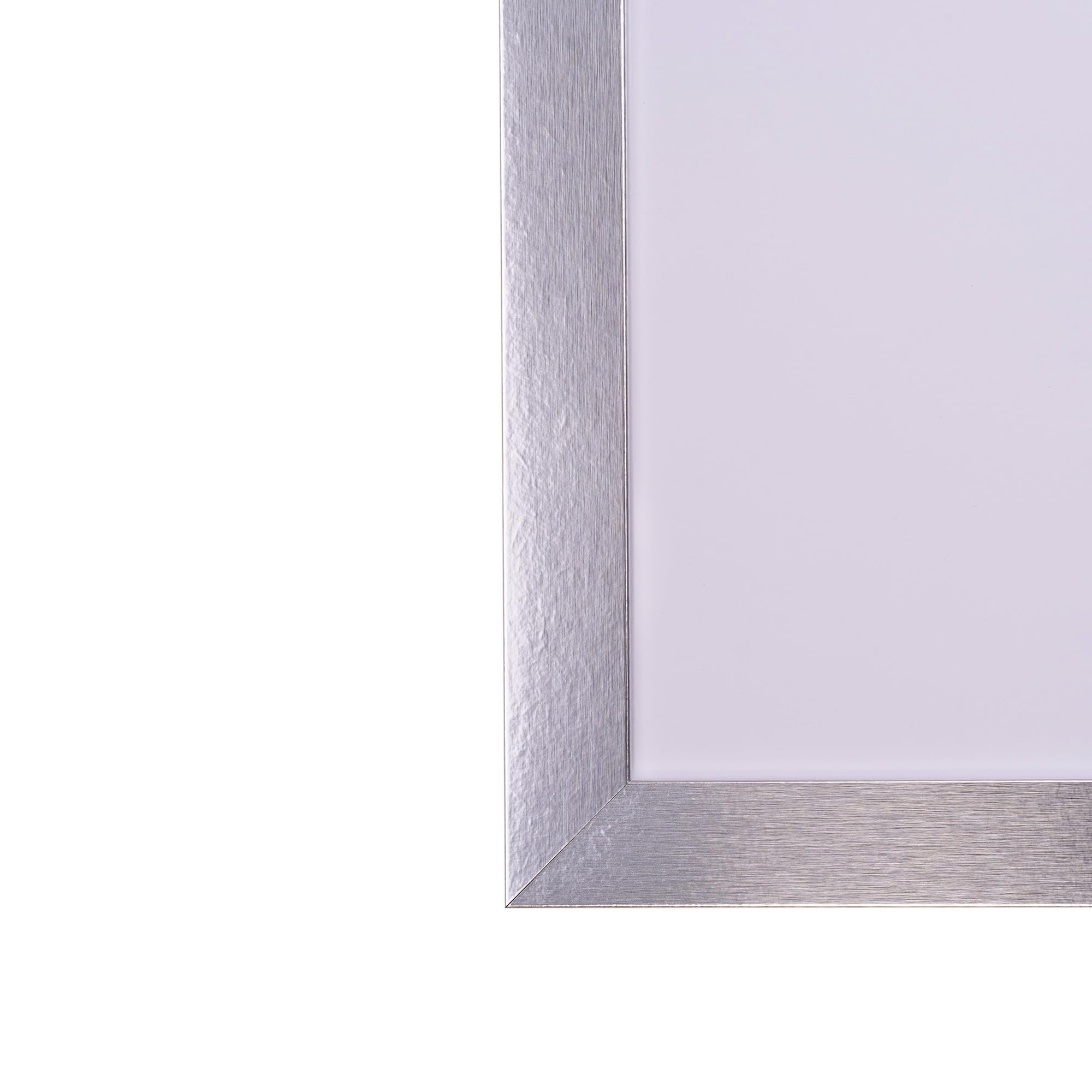 Cornice portafoto Milano | formato DIN argento (lucido) 21 x 29,7 (DIN A4) | cornice per poster, cornice intercambiabile