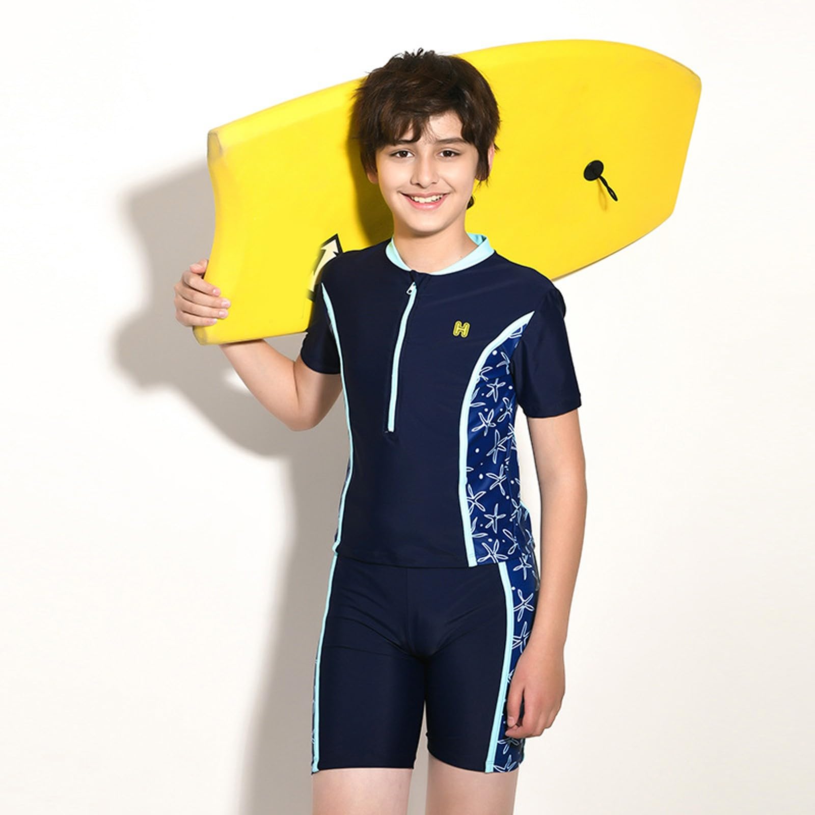 Maillot De Bain Une Pièce,Manches Courtes avec Chapeau De Soleil Une Pièce Vêtements À Manches Longues Vêtements De Plage D'Été Maillot De Bain 1 Pieces 2 Pieces 3 Pieces
