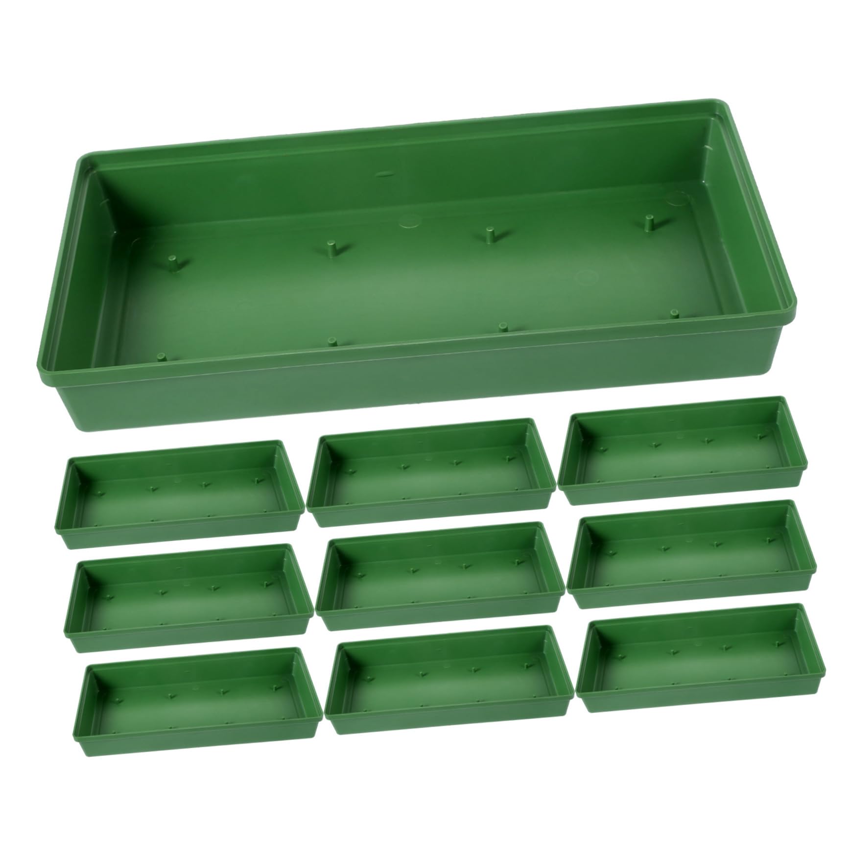 ibasenice 10Pcs Floral Foam Tray for Flower Arrangements Durable Landscape Trays for Weddings Parties Home Decor Easy Fixation for Fresh Artificial Flowers