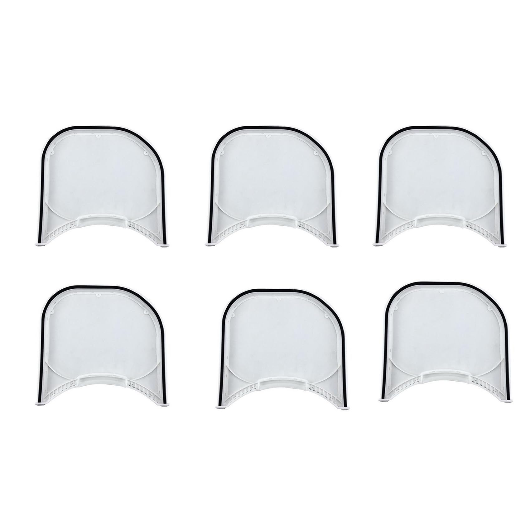 Hndhbfgrt 6Pcs 5231EL1003B Dryer Lint Filter Screen with Felt Rim Seal for Clothes Dryer Replaces 5231EL1003B DLE2512W DLE2514W
