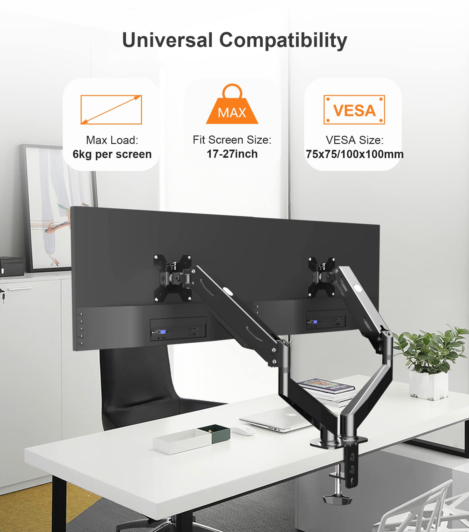 Maclean - Monitorstandaard voor 13-32″ 20kg - MC-948 Maclean - Monitorstandaard voor 13-32″ 20kg - MC-948