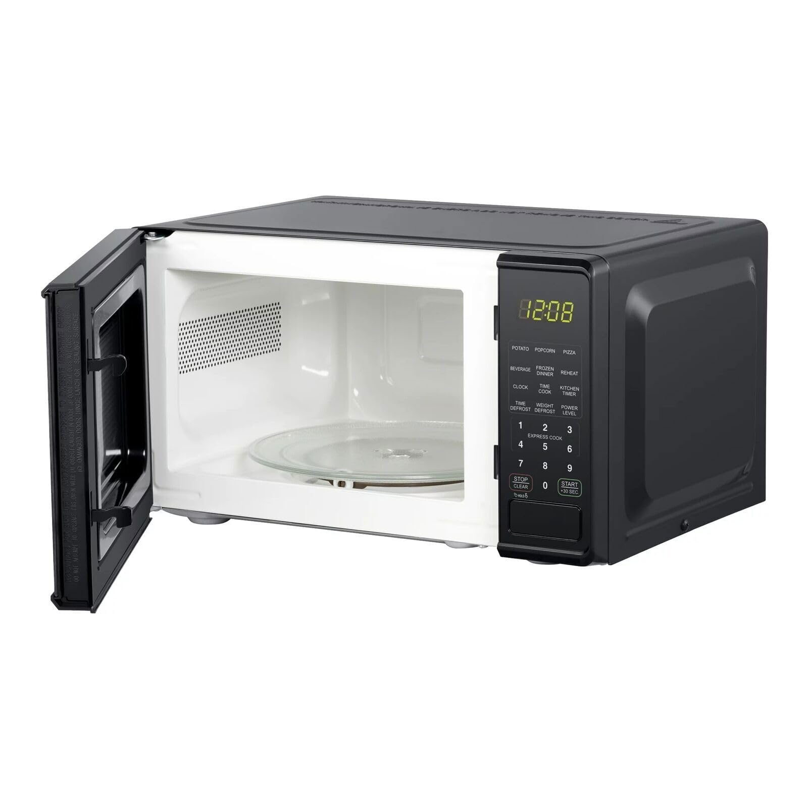 Amazon.com: Microwave 0.7 cu. ft. Compact Countertop Black