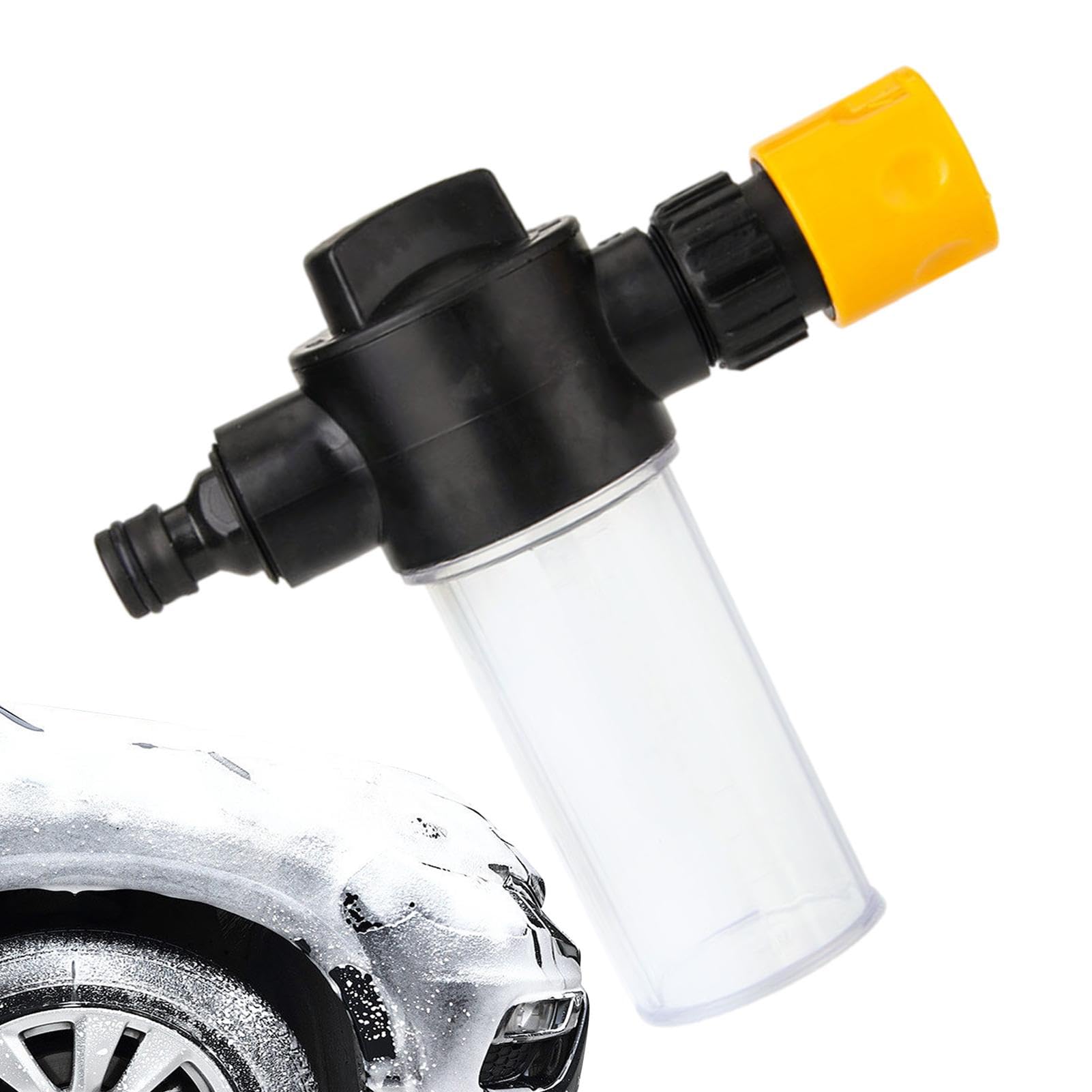 Pistola a spruzzo in schiuma per tubo da giardino con ugelli ad alta pressione, dispenser di sapone per la pulizia dell'auto