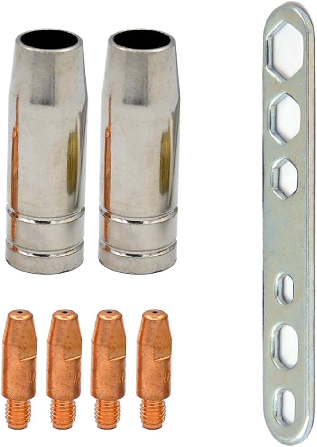 Pack De 16 Consumibles Para Antorcha De Soldadura MIG MAG 25ak, Puntas Y Toberas De Repuesto