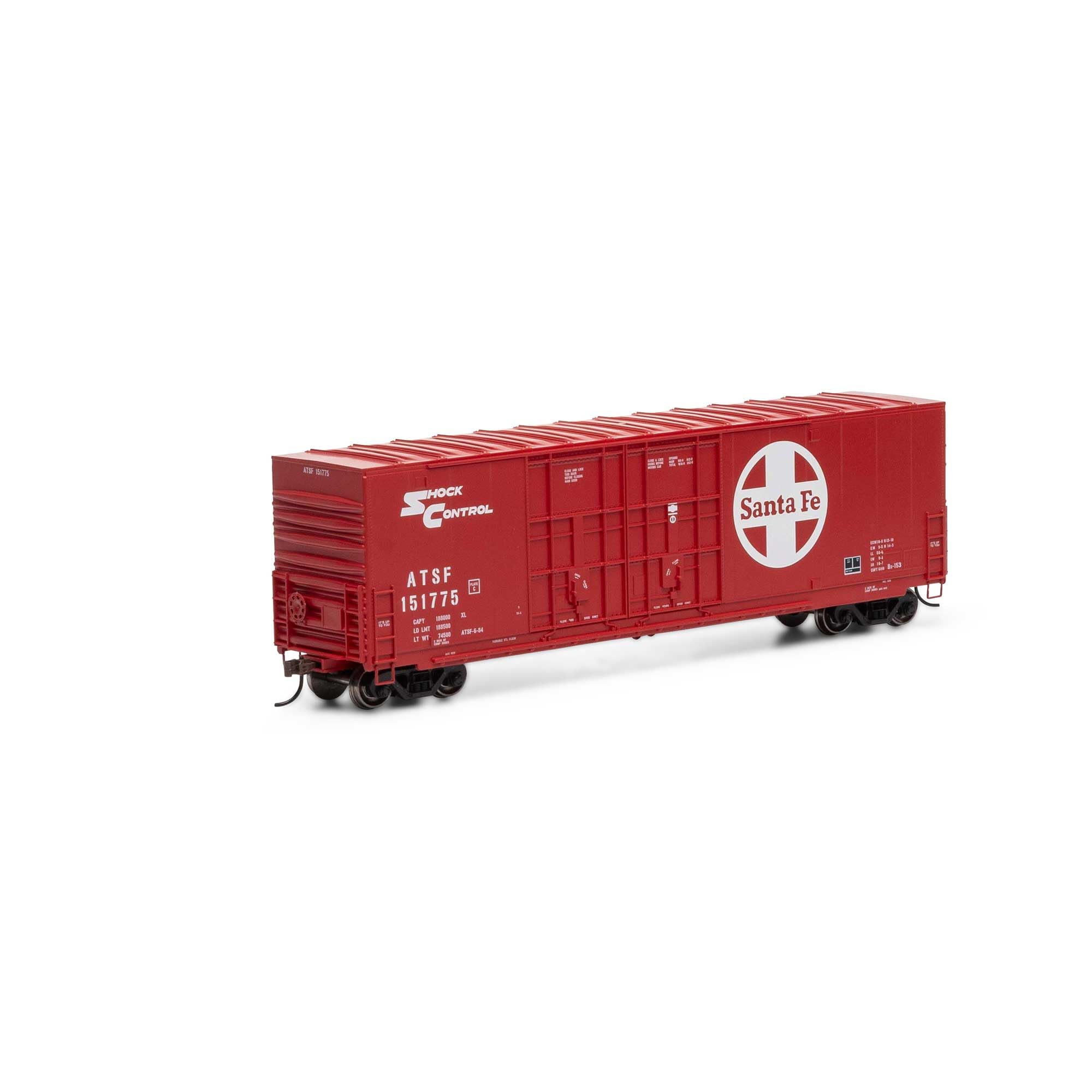 Athearn HO High-Cube DD Plug Box SF #151775 ATH88198 HO Rolling Stock