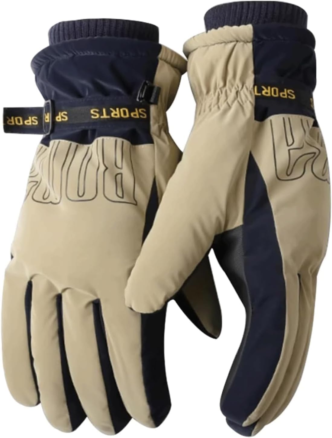 Thermal Gloves Warm Gloves Thickened Winter Gloves Non-Slip Anti-Cold Cycling Gloves Comfortable Cold Weather Gloves Snow Gloves