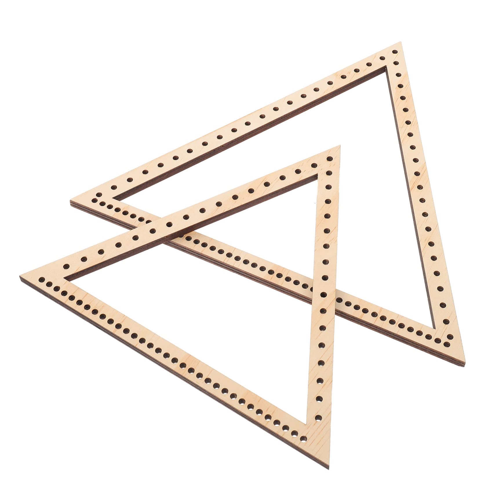 LIFKOME Knitting Tool for Weaving Beginners Triangle Tapestry Machine Wooden Frame
