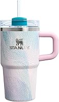 Vista 171 de STANLEY Quencher H2.0 Vaso Térmico con asa y pajilla, 64 onzas, tapa Flowstate de 3 posiciones, gran capacidad para viajes y deportes, vaso de acero