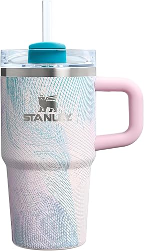 Miniatura 171 de STANLEY Quencher H2.0 Vaso Térmico con asa y pajilla, 64 onzas, tapa Flowstate de 3 posiciones, gran capacidad para viajes y deportes, vaso de acero