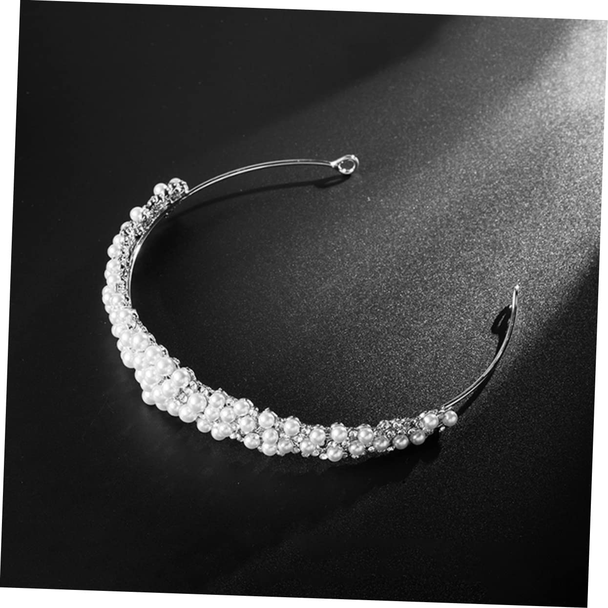 FRCOLOR 5 Piezas accesorio para el cabello diademas para mujeres joyas de color rosa para las mujeres tocados de novia tiaras de novia diademas de para tiara nupcial