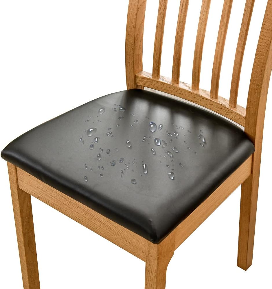 Bestenrose Dining Chair Covers for Set of 4 Waterproof Seat Slipcover