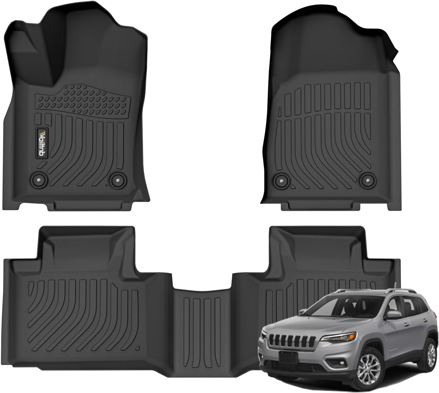 Wailtnb Car Floor Mats Custom Fit 20162021 Jeep Grand Cherokee All Weather Floor